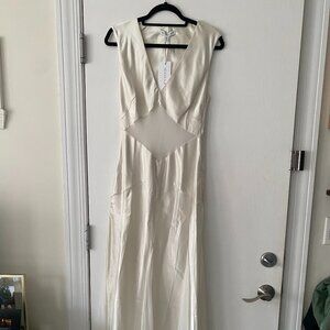 NWT - Never worn Shona Joy MORAYA GODET MAXI DRESS - PEARL